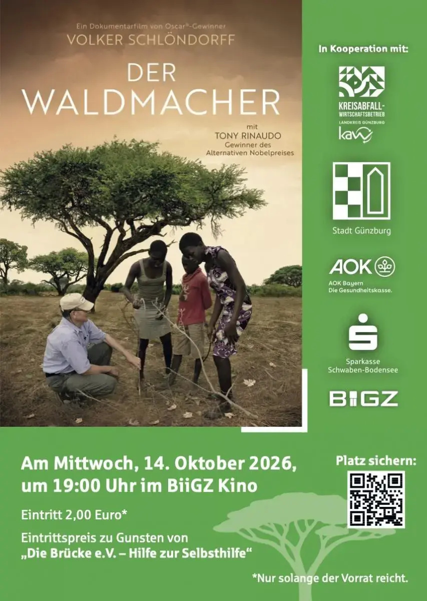 Der Waldmacher: Filmabend mit Spendenaktion