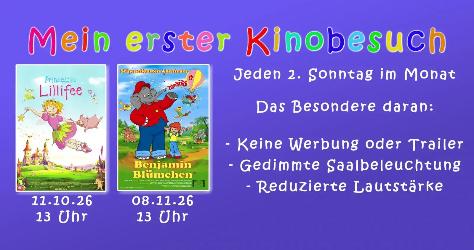 erster Kinobesuch