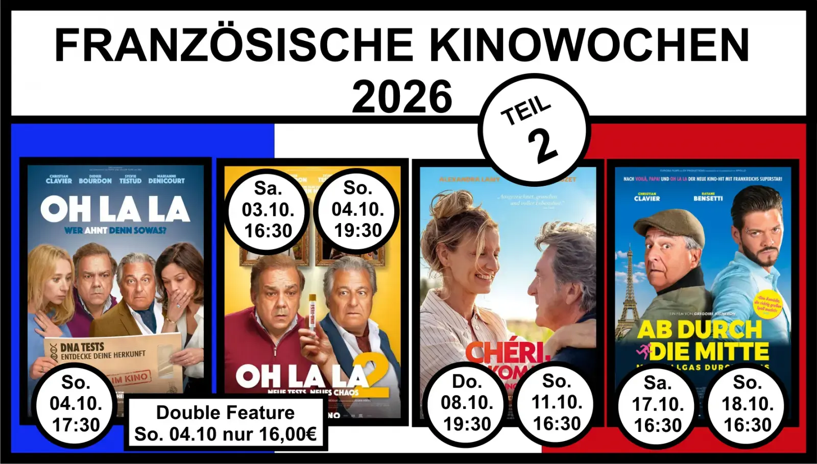 FRANZÖSISCHE FILMWOCHEN 2026