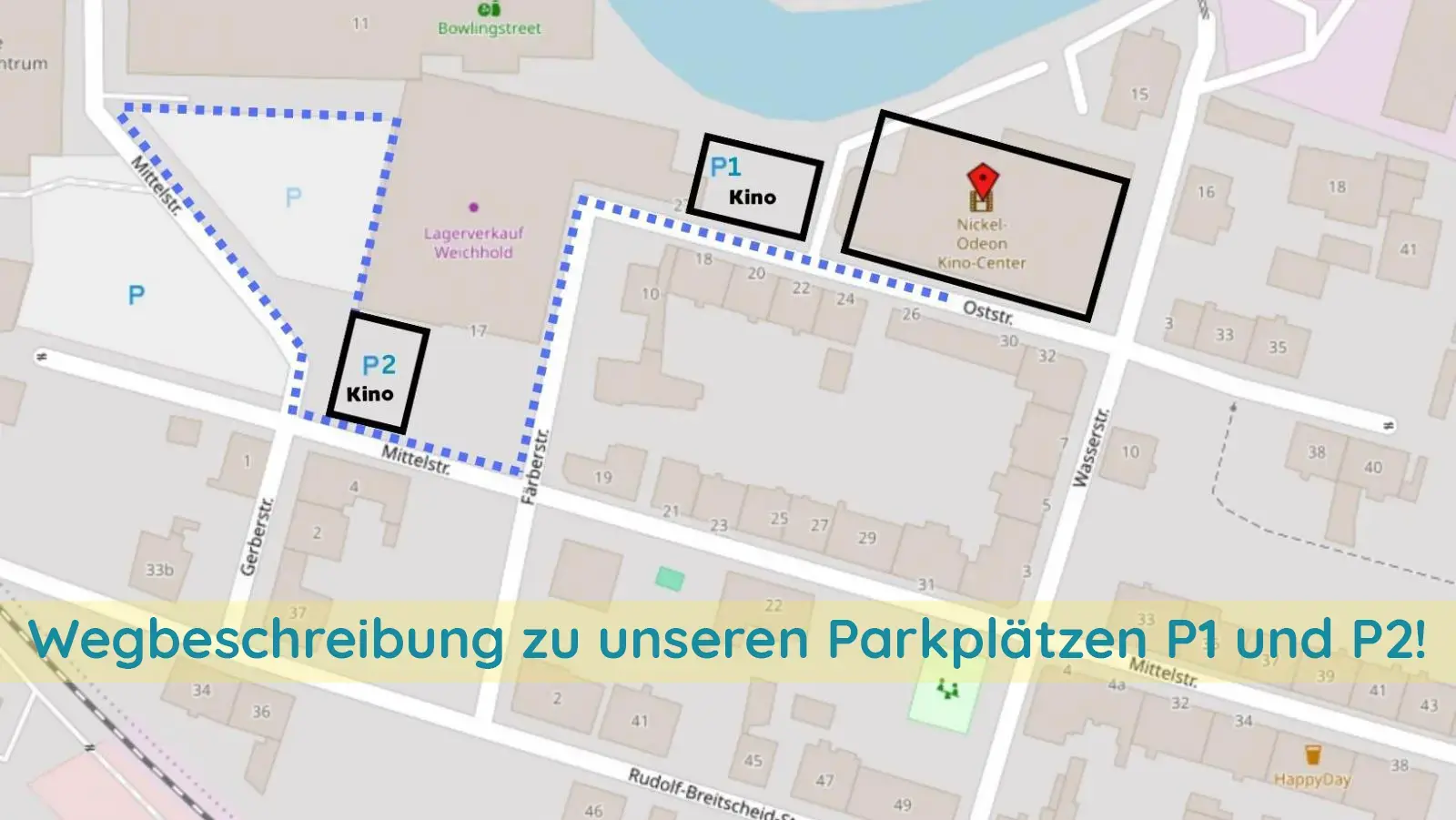 Parkplätze für Sie