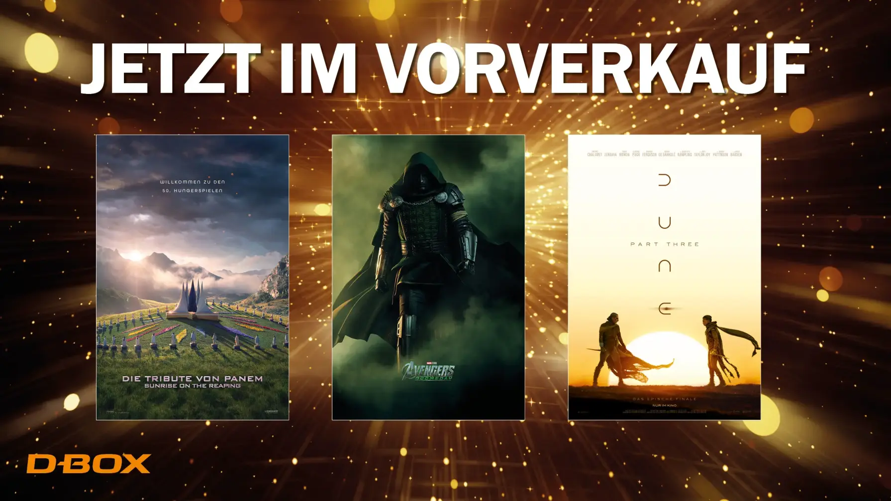 Vorverkauf Kombi: Panem, Avengers, Dunec
