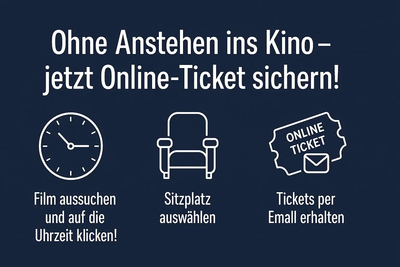 Online Ticket buchen