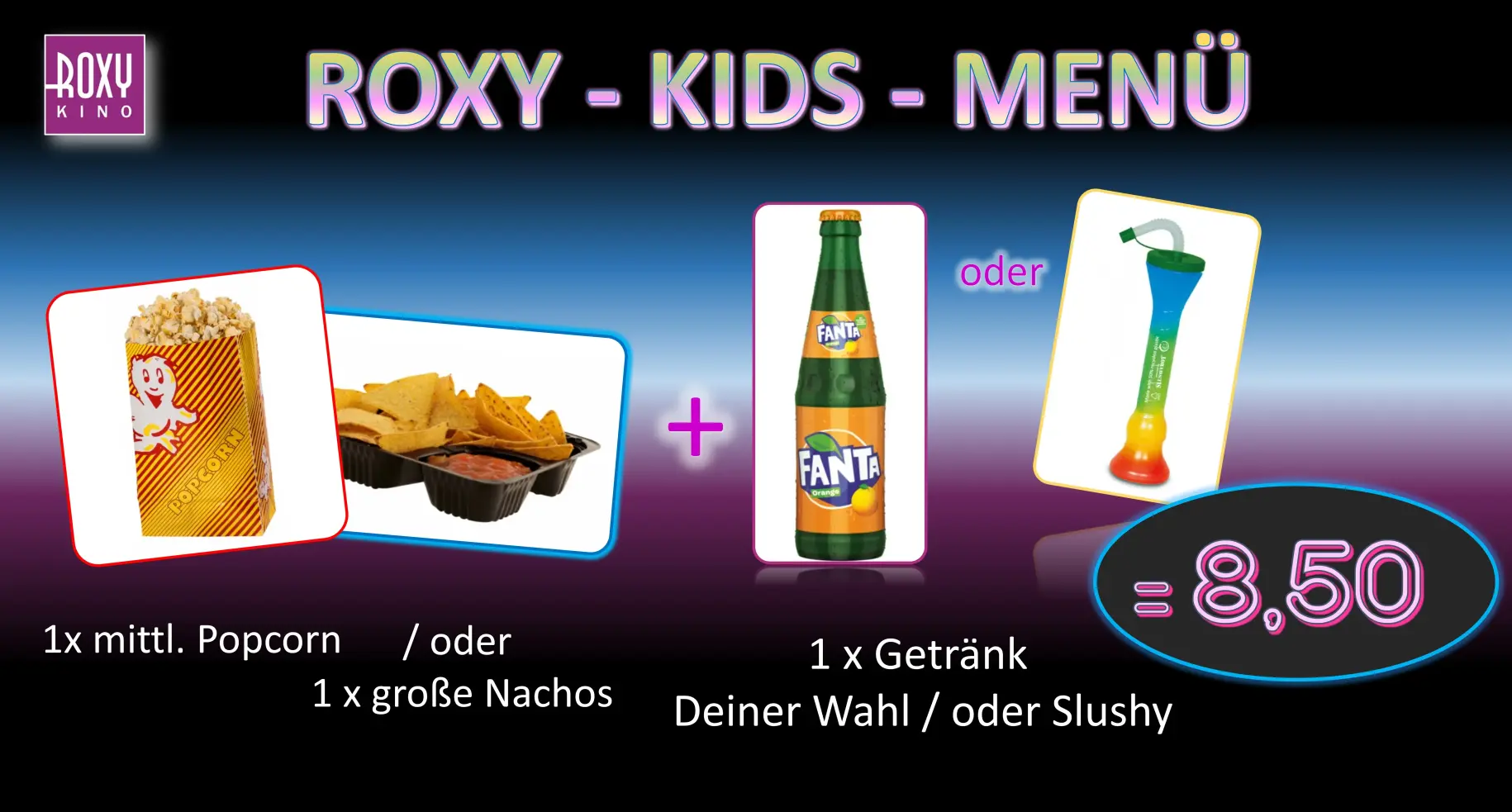 Kids menü