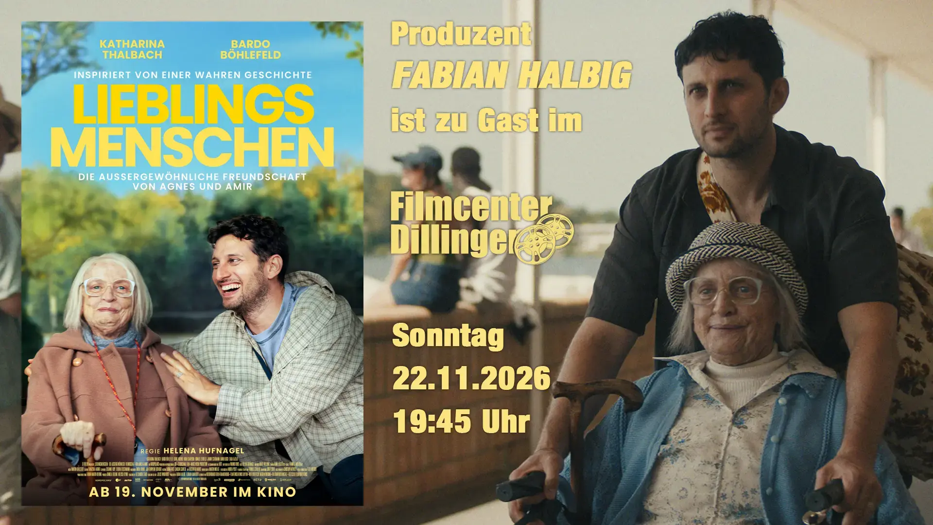 Lieblingsmenschen Screening mit FABIAN HALBIG