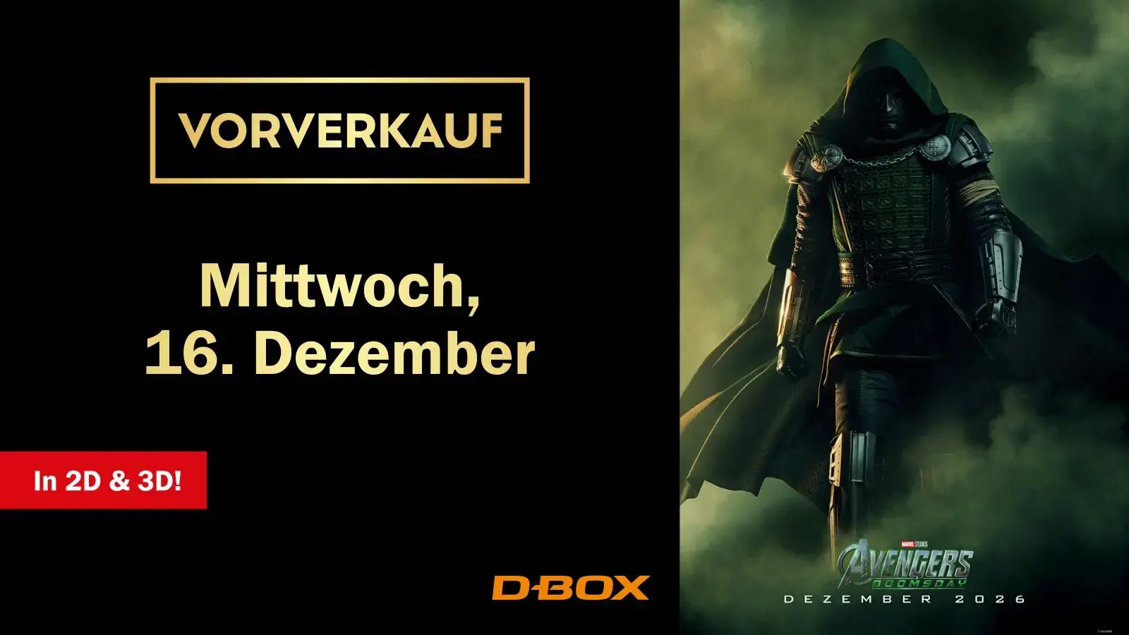 Vorverkauf: Avengers: Doomsday (16.12.)