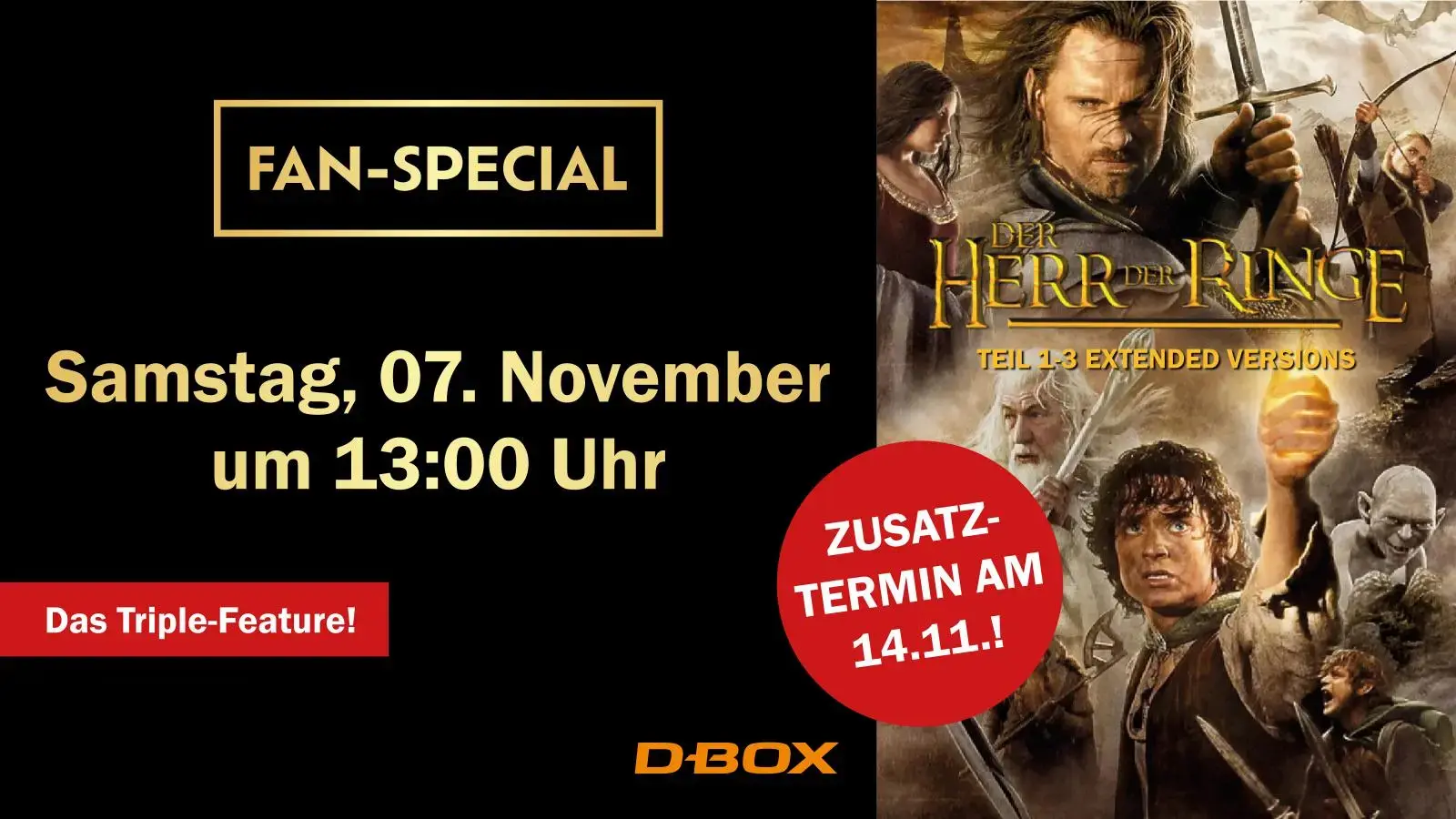 Fan-Event: Herr der Ringe Triple (14.11)