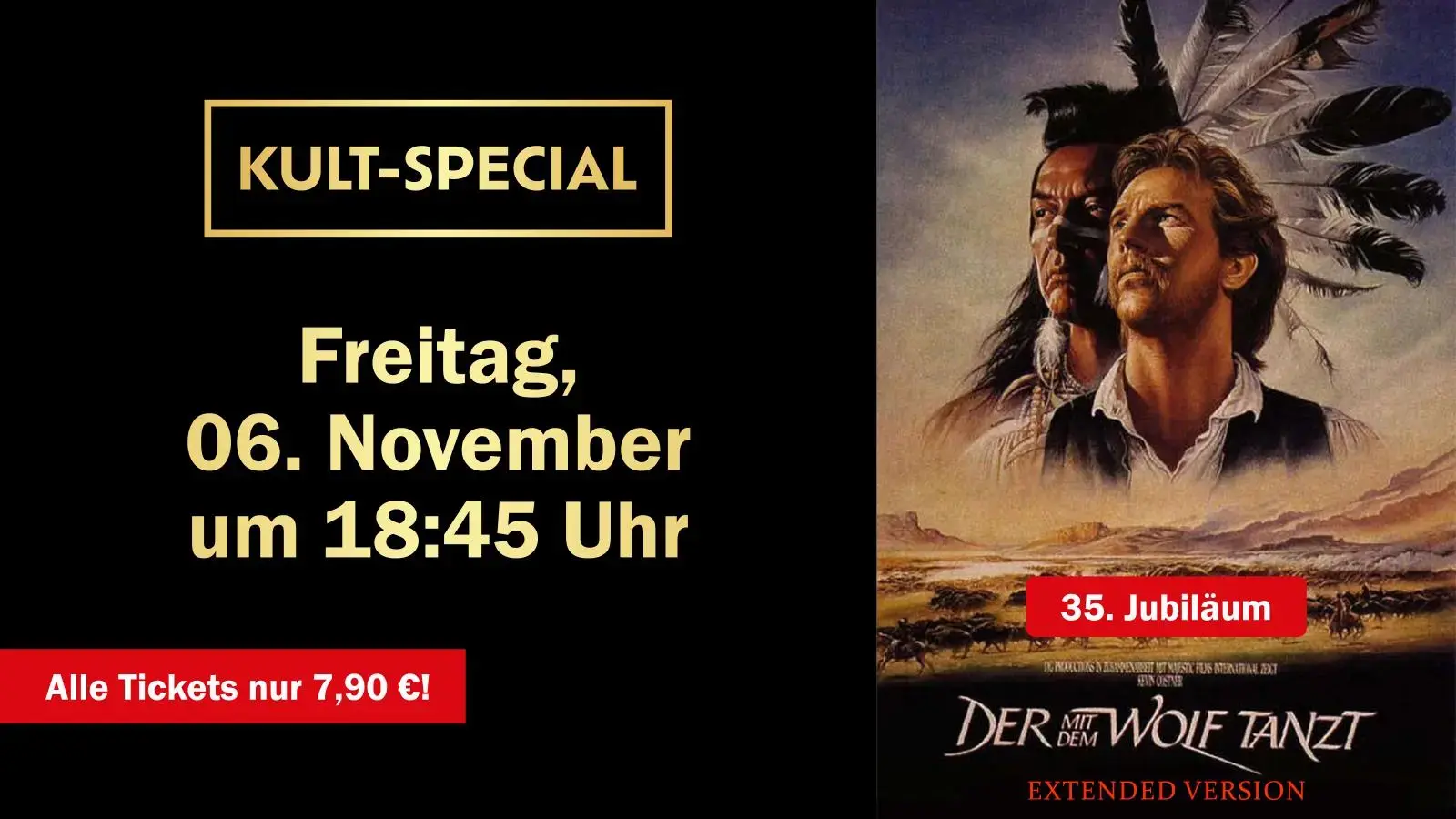 Kult-Special: Der mit dem Wolf tanzt (06.11.)
