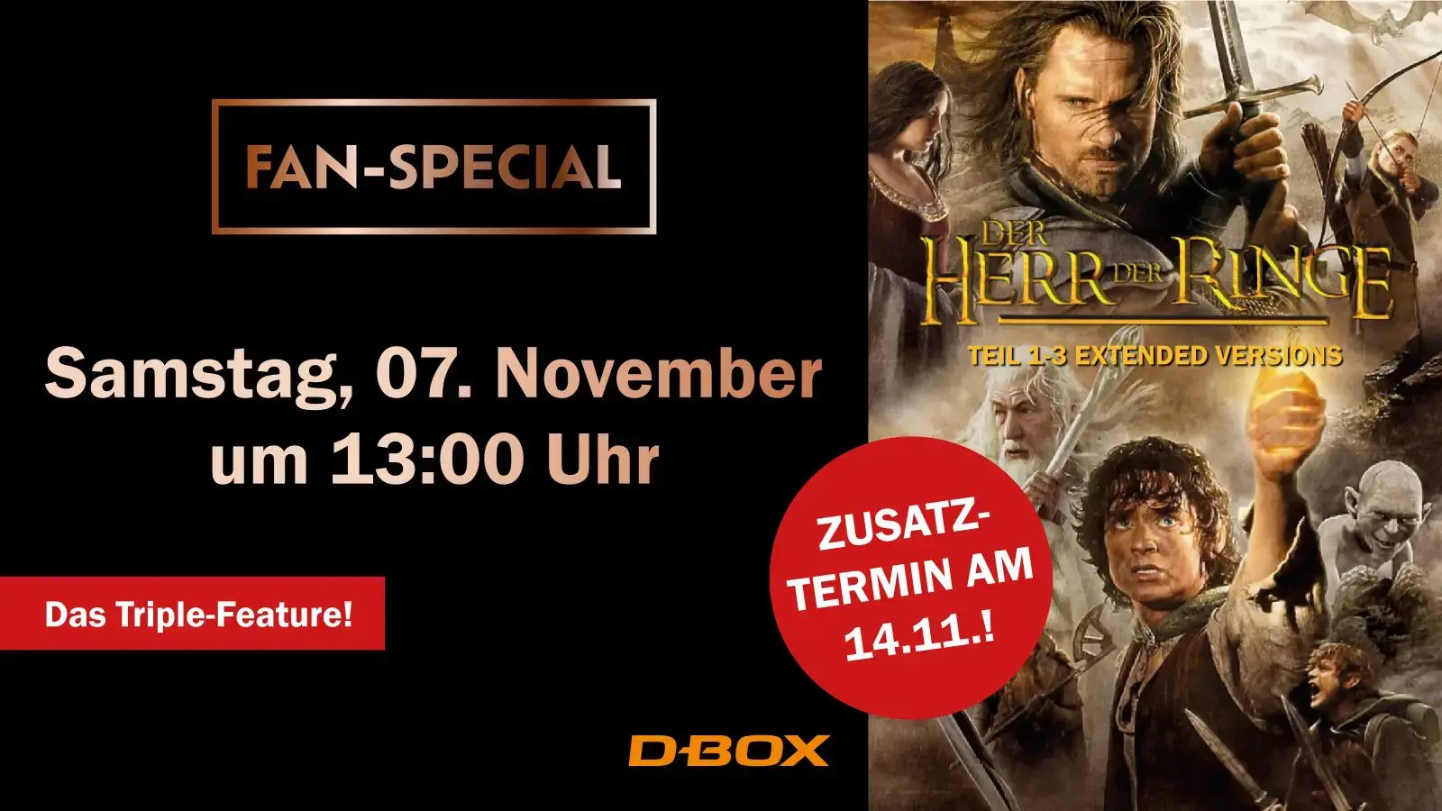 Fan-Event: Herr der Ringe Triple (14.11)