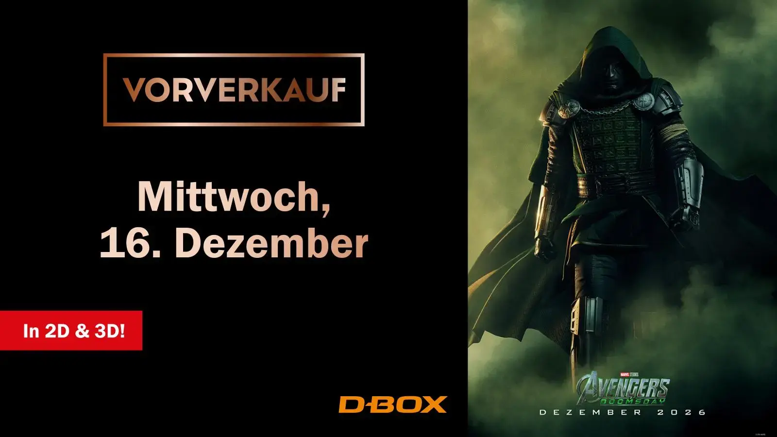 Vorverkauf: Avengers: Doomsday (16.12.)