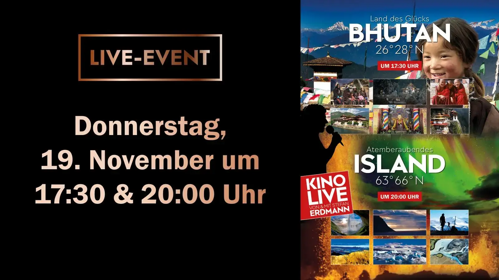 Live-Event: Stefan Erdmann (19.11.)