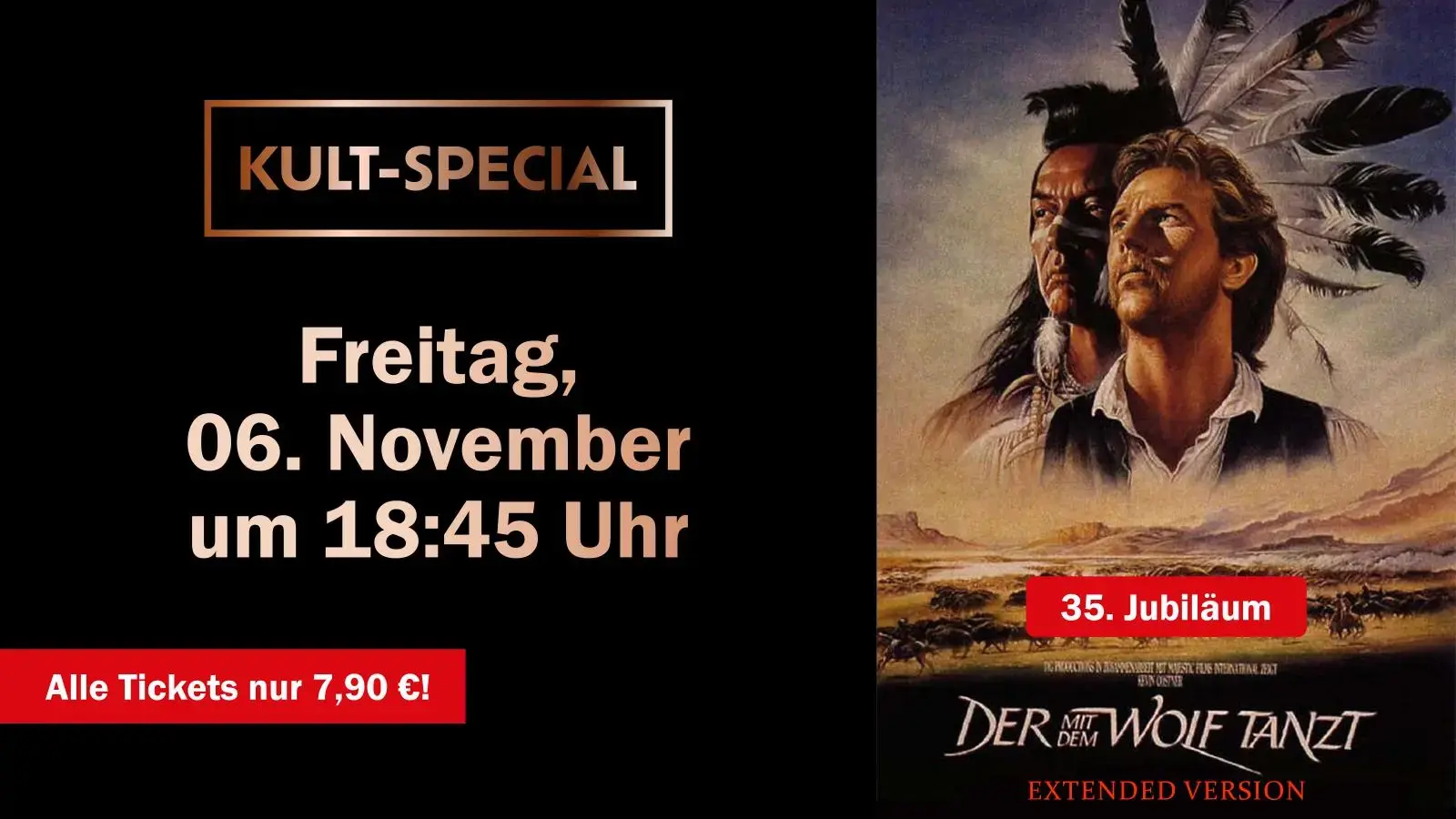Kult-Special: Der mit dem Wolf tanzt (06.11.)