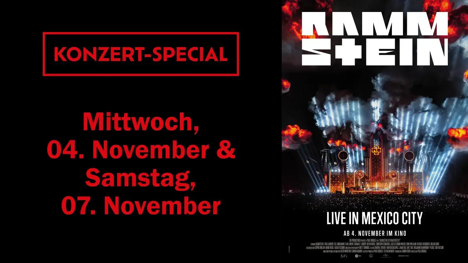 Konzert-Special: Rammstein (04.-07.11.)