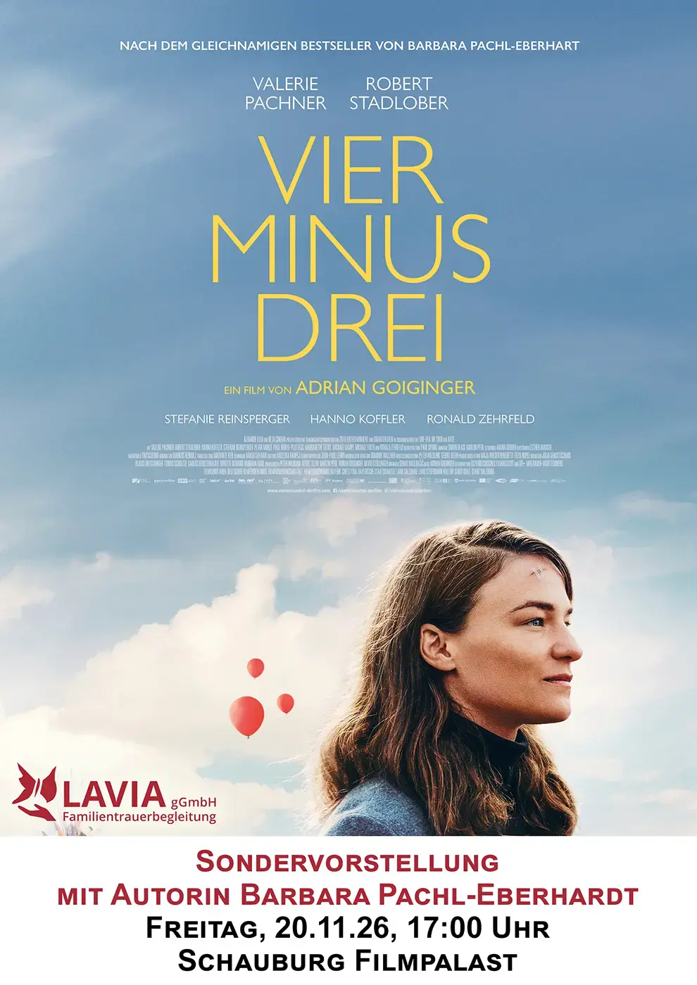 Vier Minus drei - Sondervorstellung mit Autorin Barbara Pachl-Eberhardt