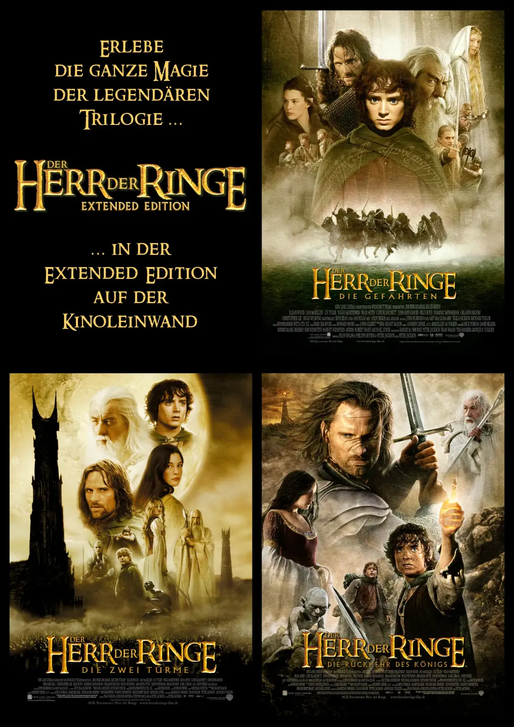 "Der Herr der Ringe"-Trilogie in der Extended Edition