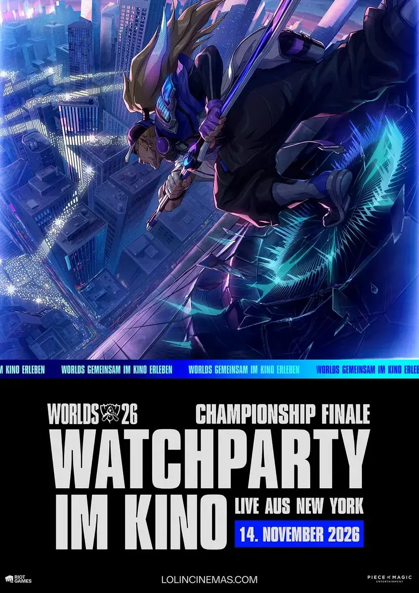 League of Legends Worlds 2026 - Finals in Cinema