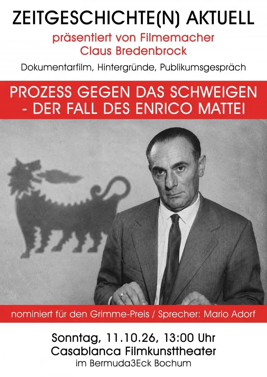 Zeitgeschichte(n) aktuell: Prozess gegen das Schweigen - Der Fall des Enrico Mattei