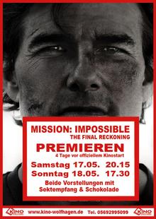 Mission: Impossible - The Final Reckoning PREMIEREN Sa. 17.05. + So. 18.05.