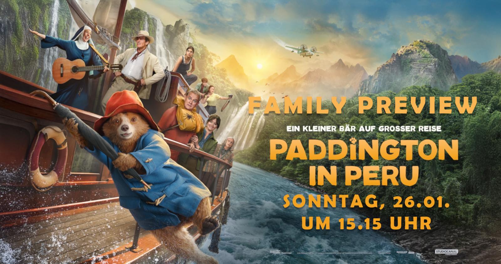 Family Preview: Paddington in Peru