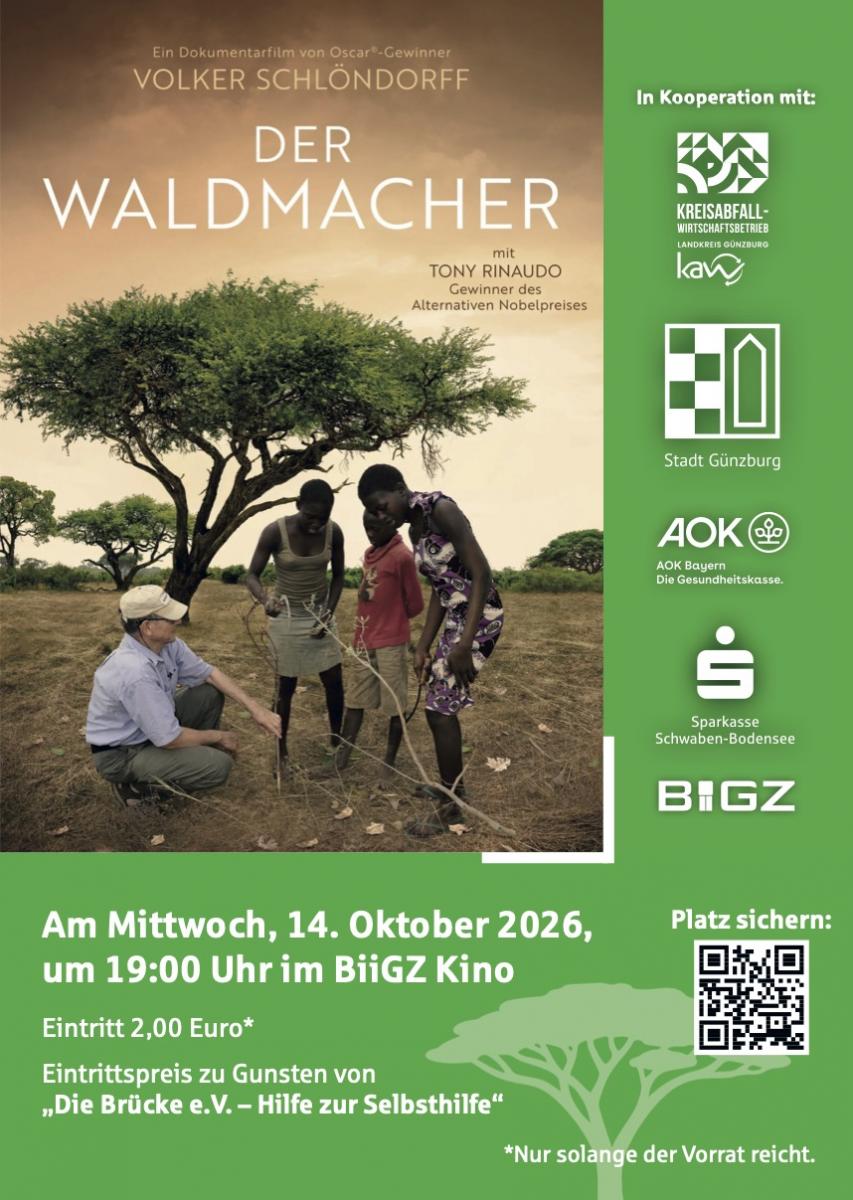 Der Waldmacher: Filmabend mit Spendenaktion