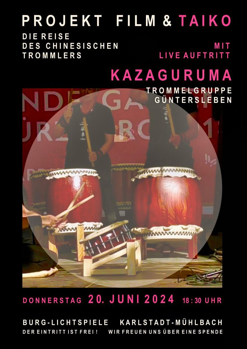 Live-Auftritt mit Kazaguruma und Film "Die Reise des chinesischen Trommlers"