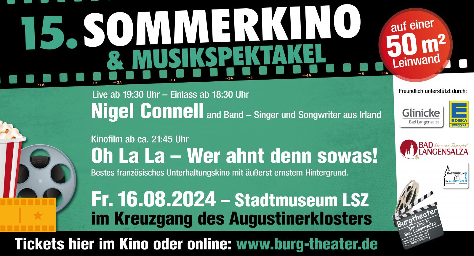 15. Sommerkino & Musikspektakel