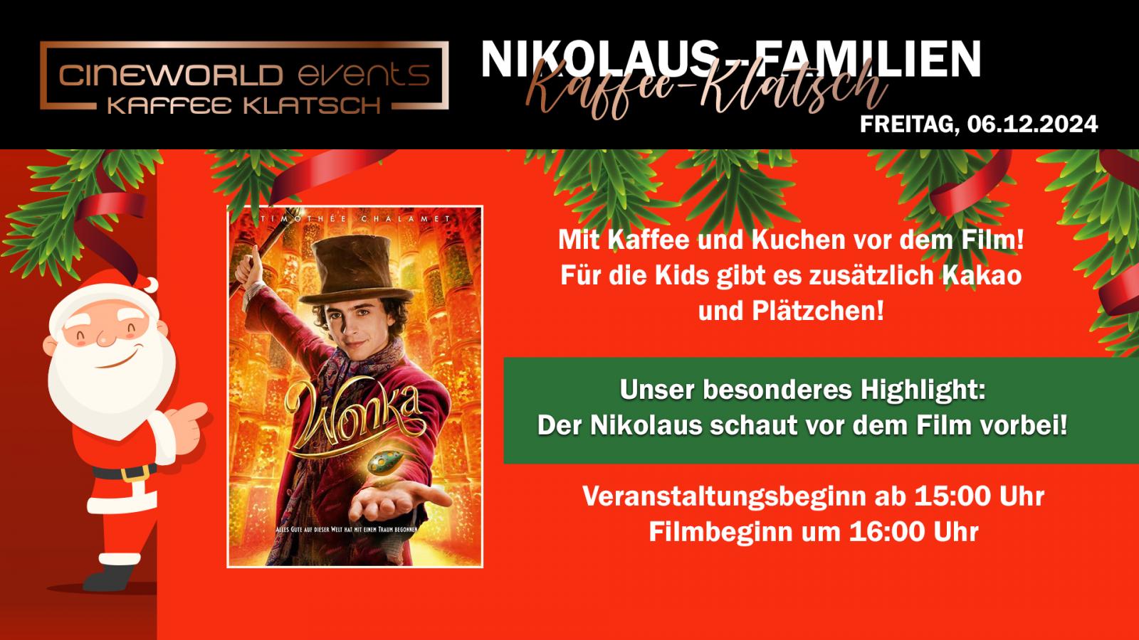 Familien-Kaffee-Klatsch: Wonka