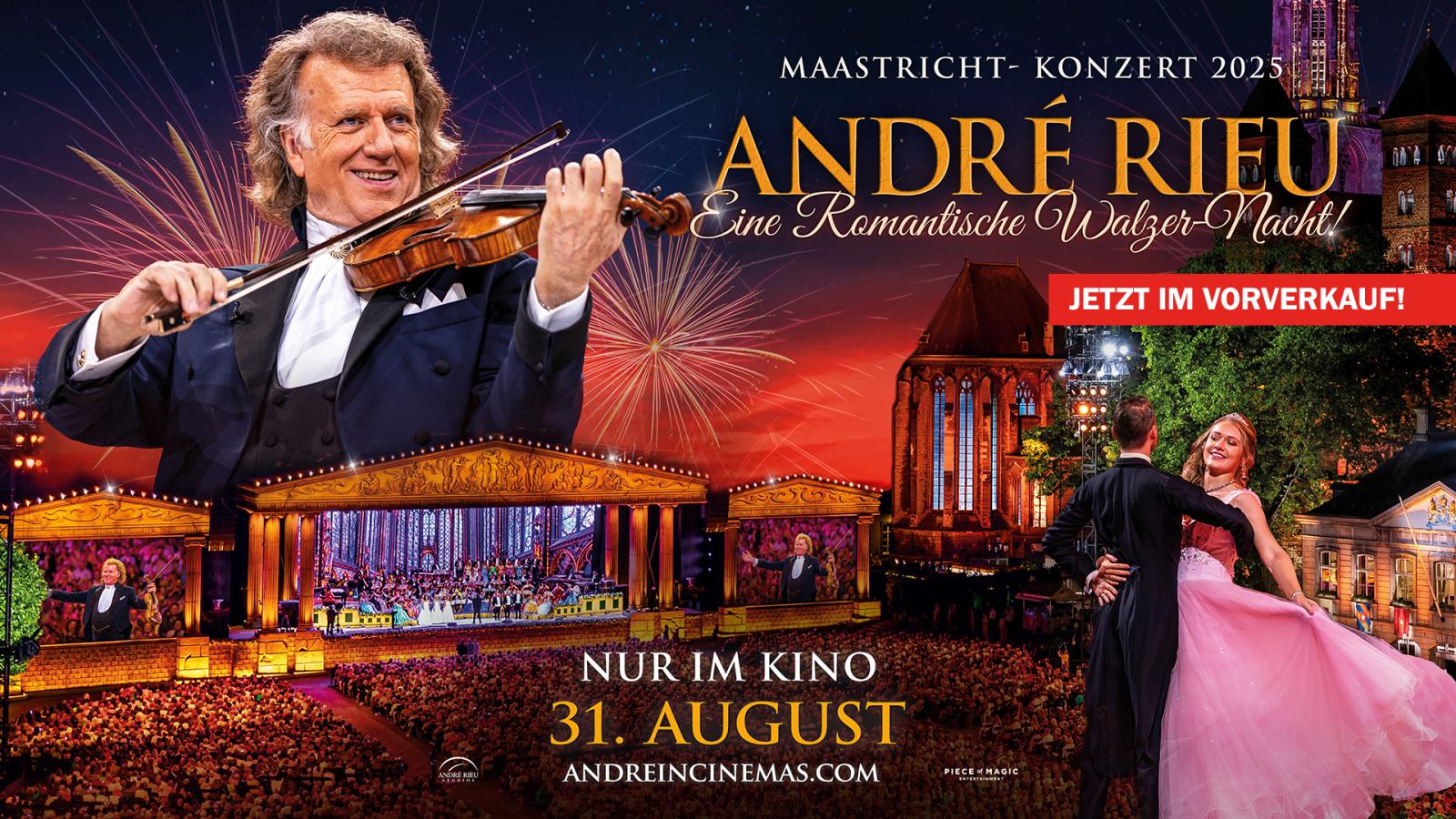 André Rieus Maastricht-Konzert 2025: Eine romantische Walzer-Nacht!
