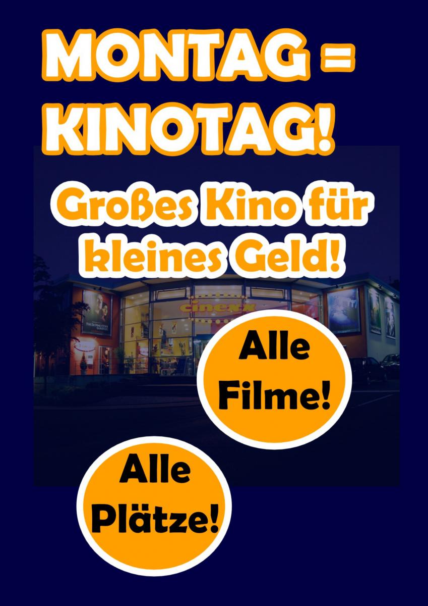 Montag ist Kinotag! 