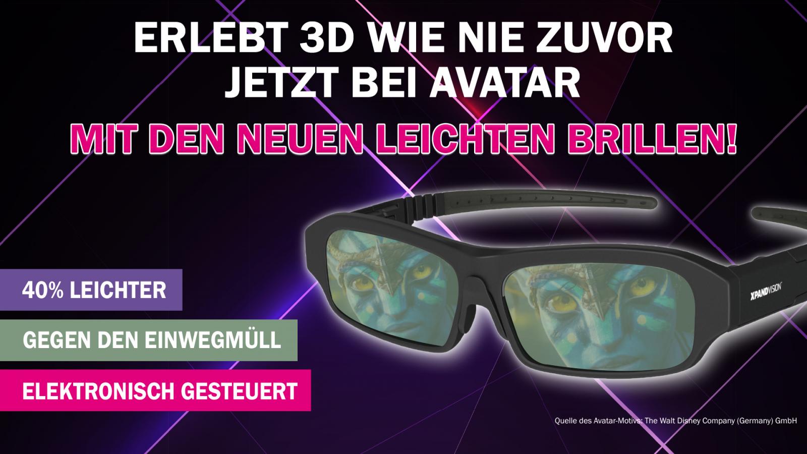 Digital 3D: Neue Brillen!