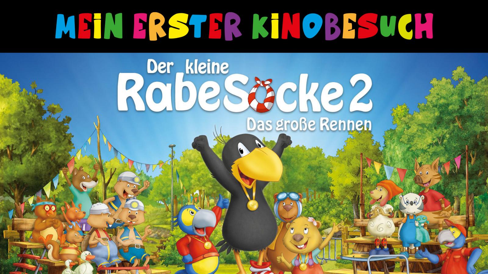 Mein erster Kinobesuch: Der kleine Rabe Socke 2 - Das große Rennen