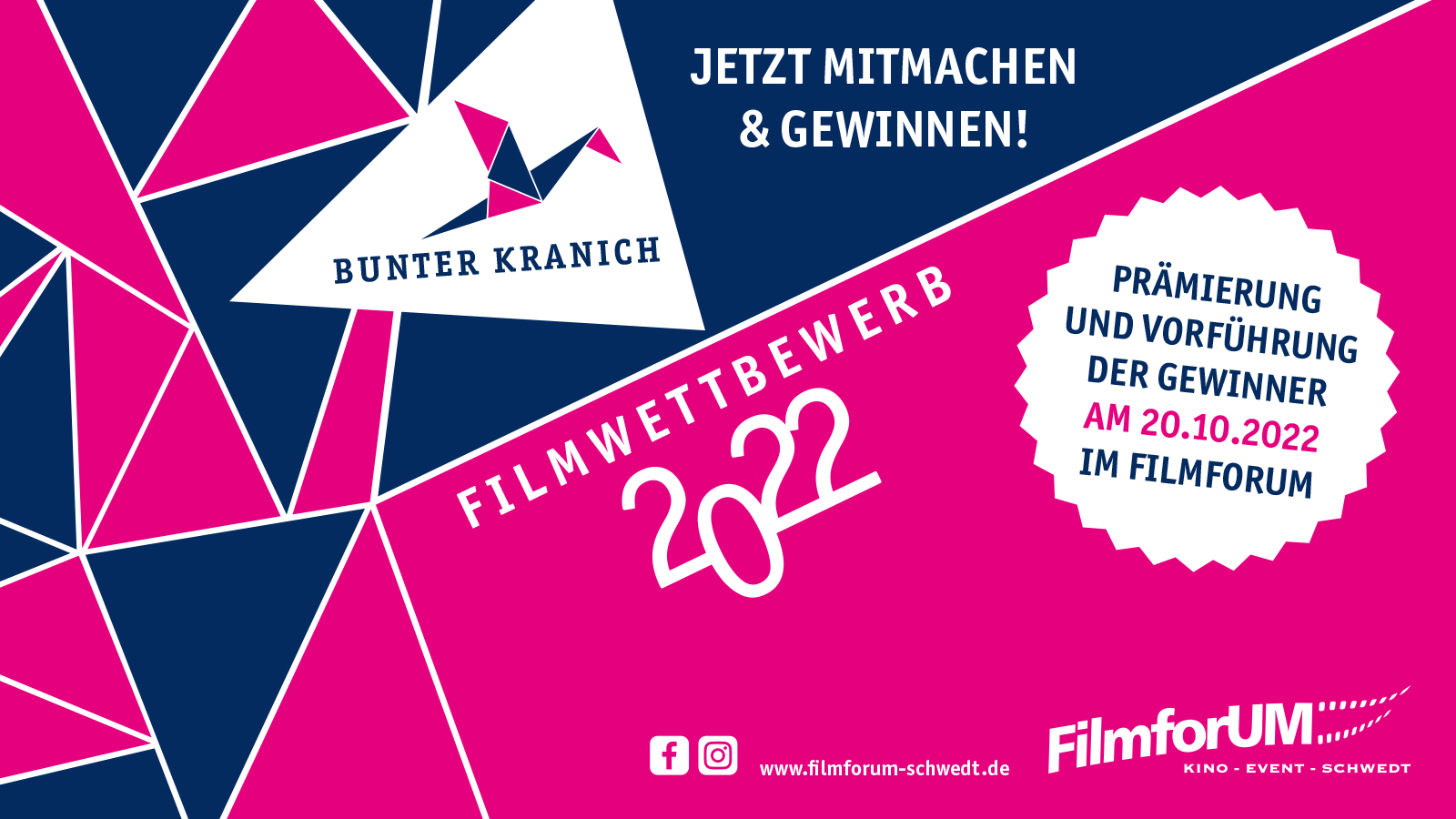 Bunter Kranich - Filmwettbewerb für die Generation Z