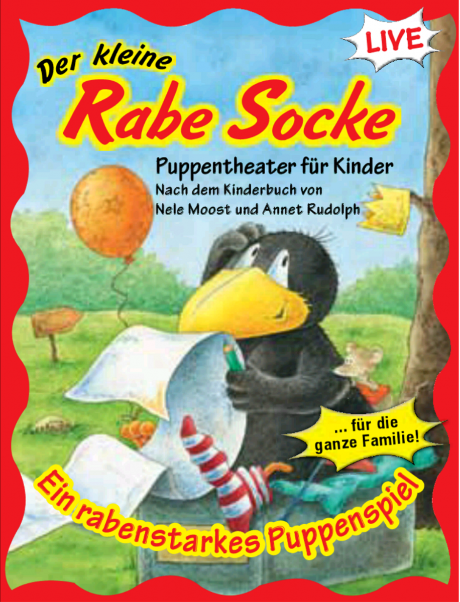 Puppentheater "Der kleine Rabe Socke"