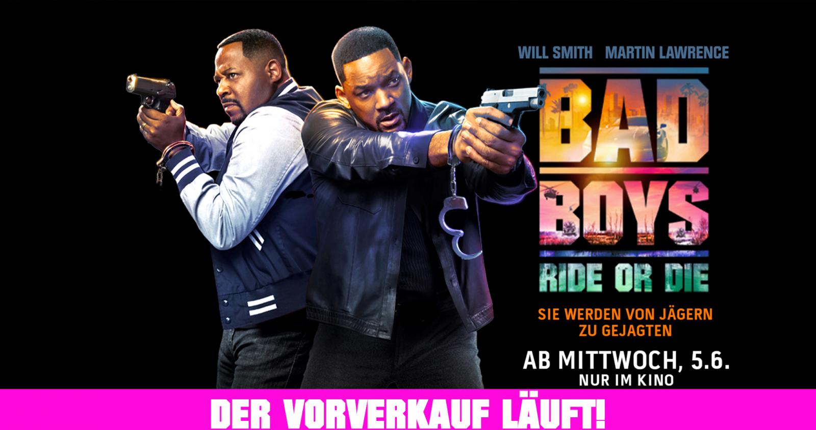 Vorverkauf Bad Boys: Ride or Die