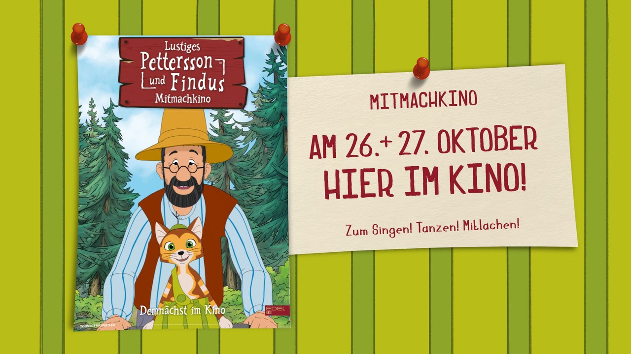 Lustiges Pettersson und Findus Mitmachkino