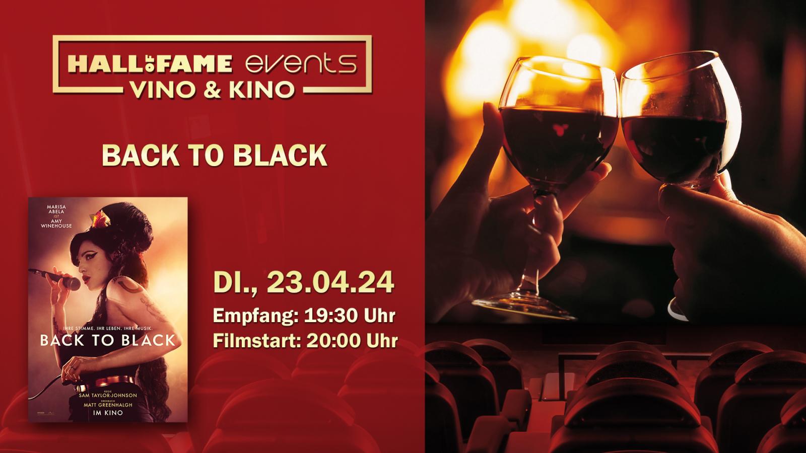 Vino & Kino: Back to Black