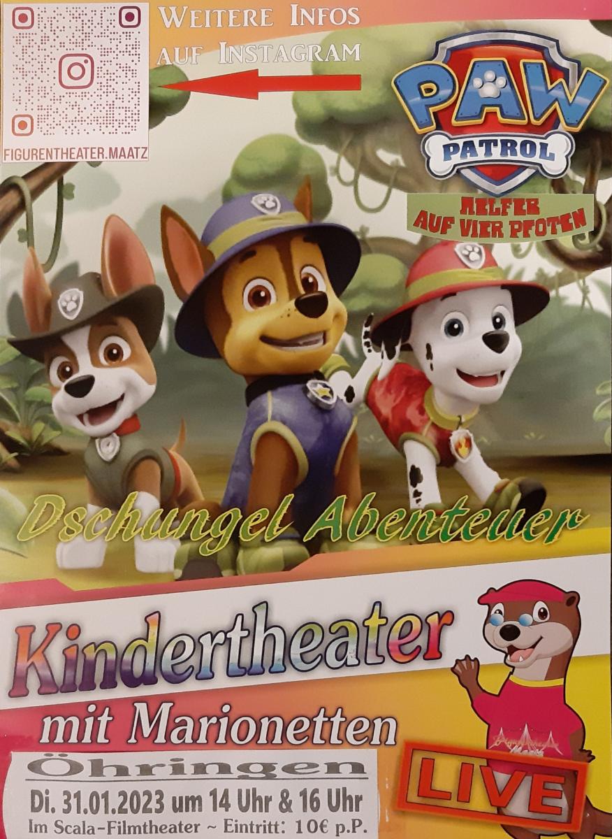 Paw Patrol - Puppentheater