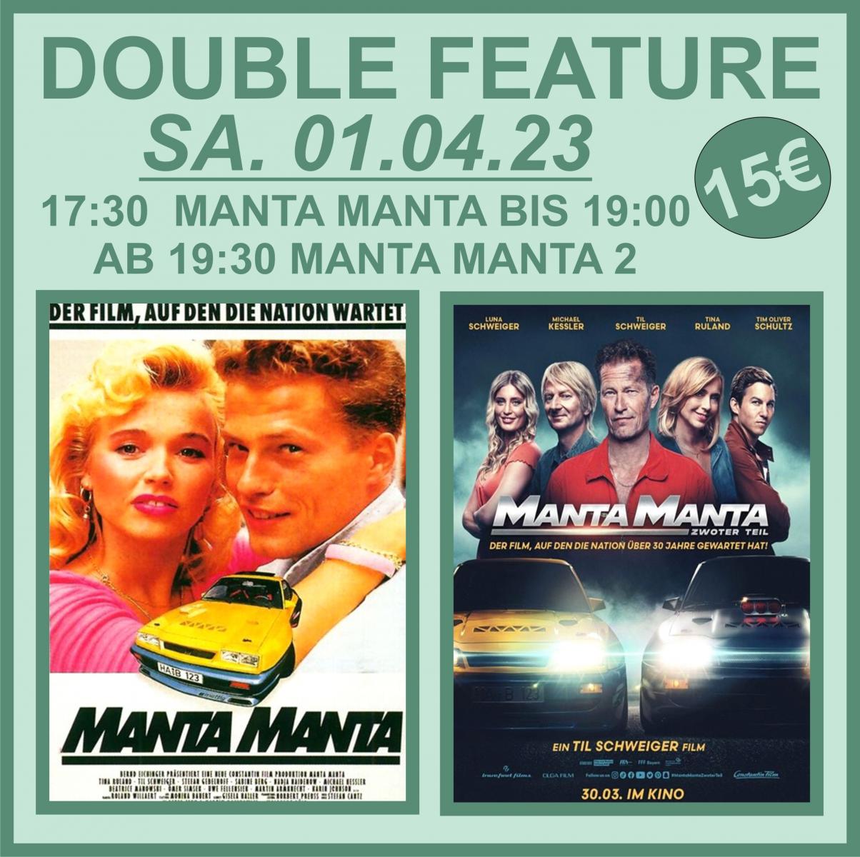 DOUBLE FEATURE - MANTA MANTA 1 + 2