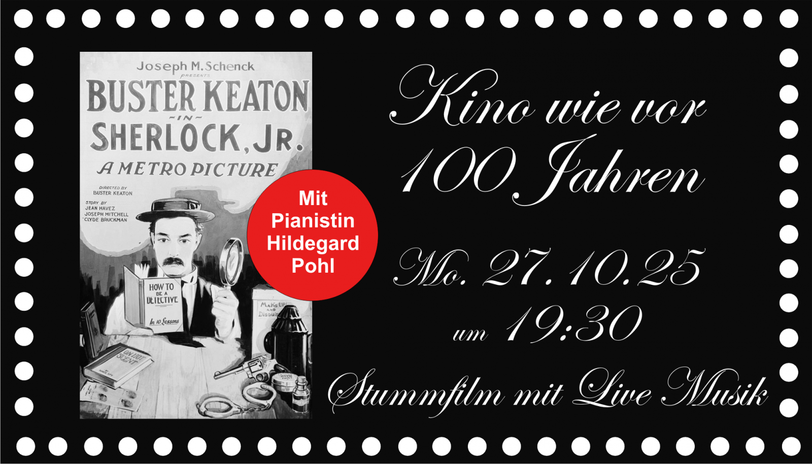 EINE HOMMAGE AN DEN STUMMFILM