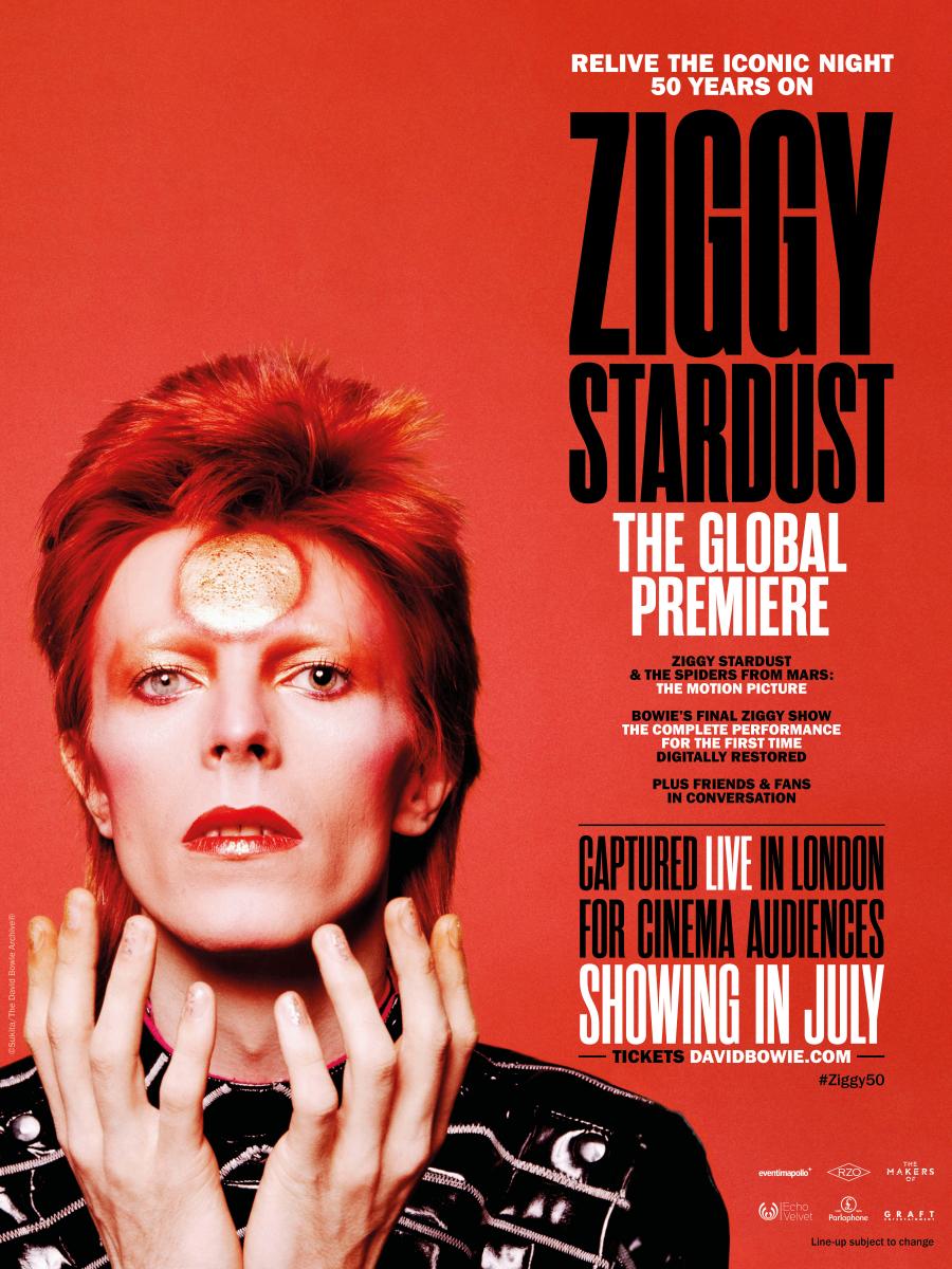 ziggy stardust kino cinema special event live in concert global premiere metropolis