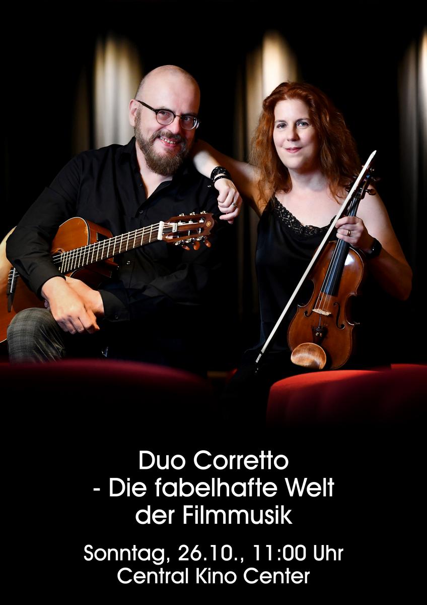 Duo Corretto - Die fabelhafte Welt der Filmmusik