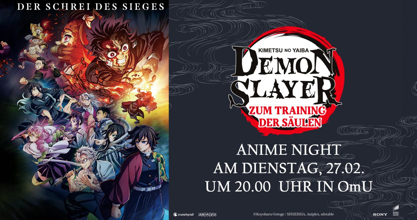Anime Night: Demon Slayer: Kimetsu No Yaiba - Zum Training der Säulen