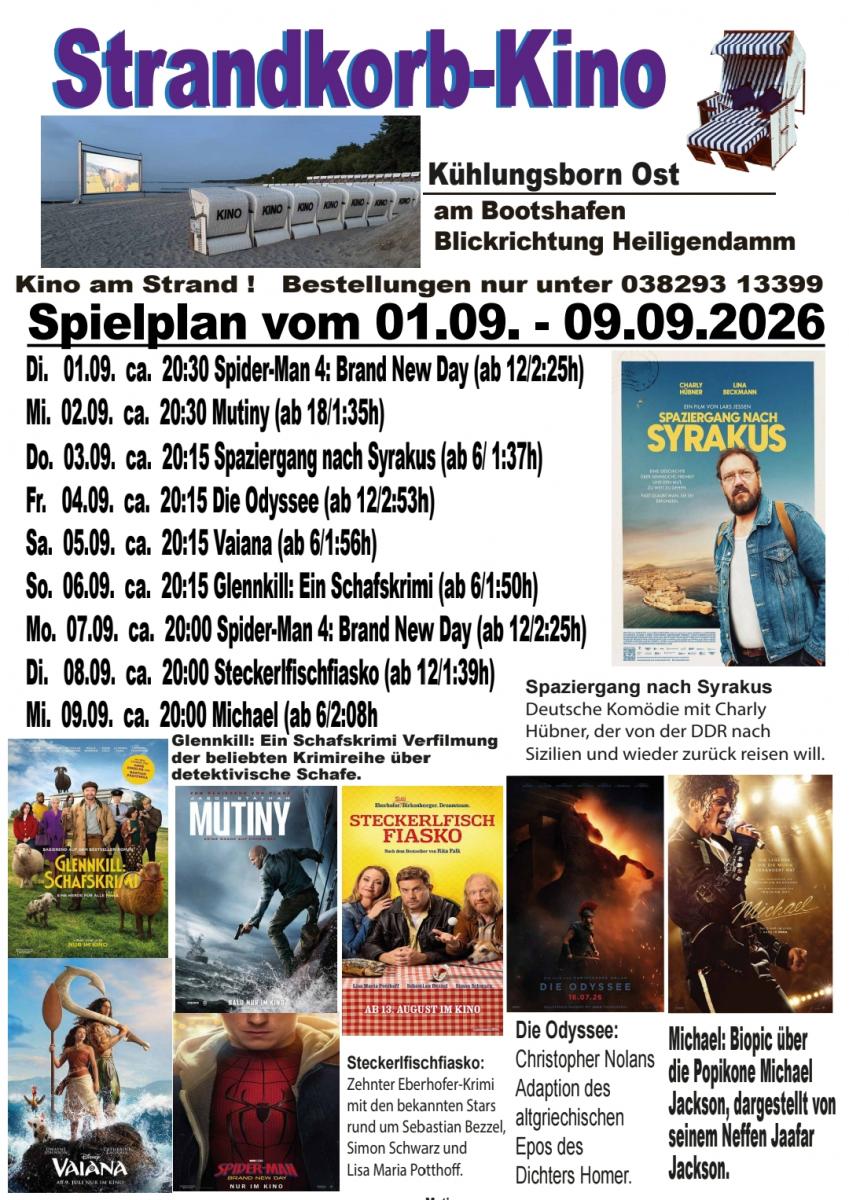Flyer Starndkorb-Kino