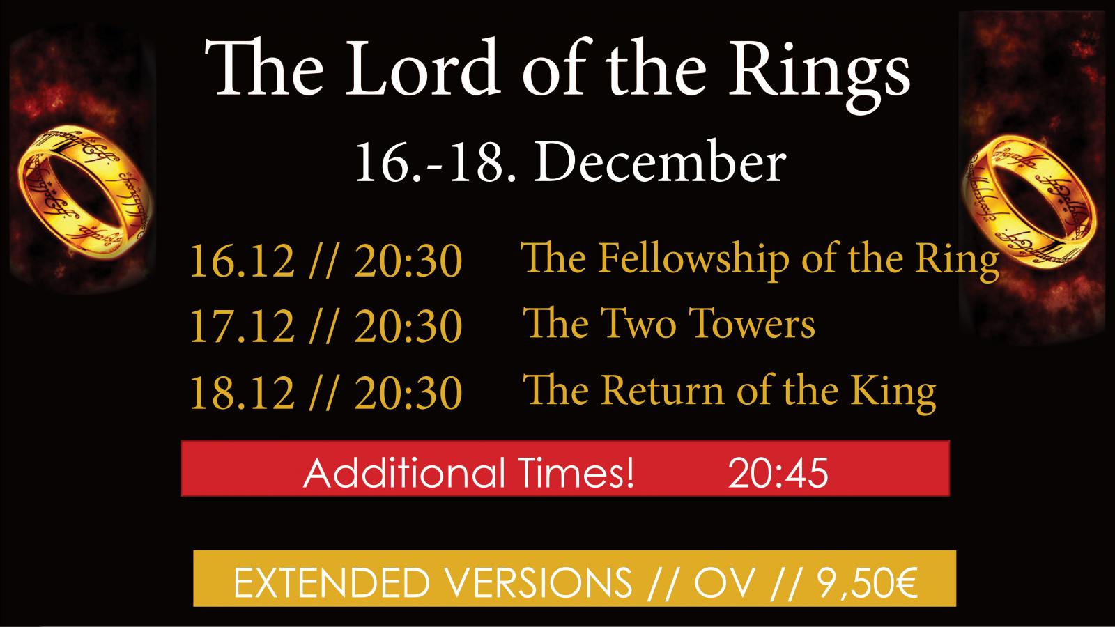 Lord of the Rings Weekend