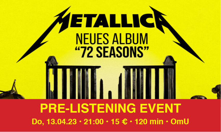 METALLICA: "72 Seasons" Pre-Listening-Event
