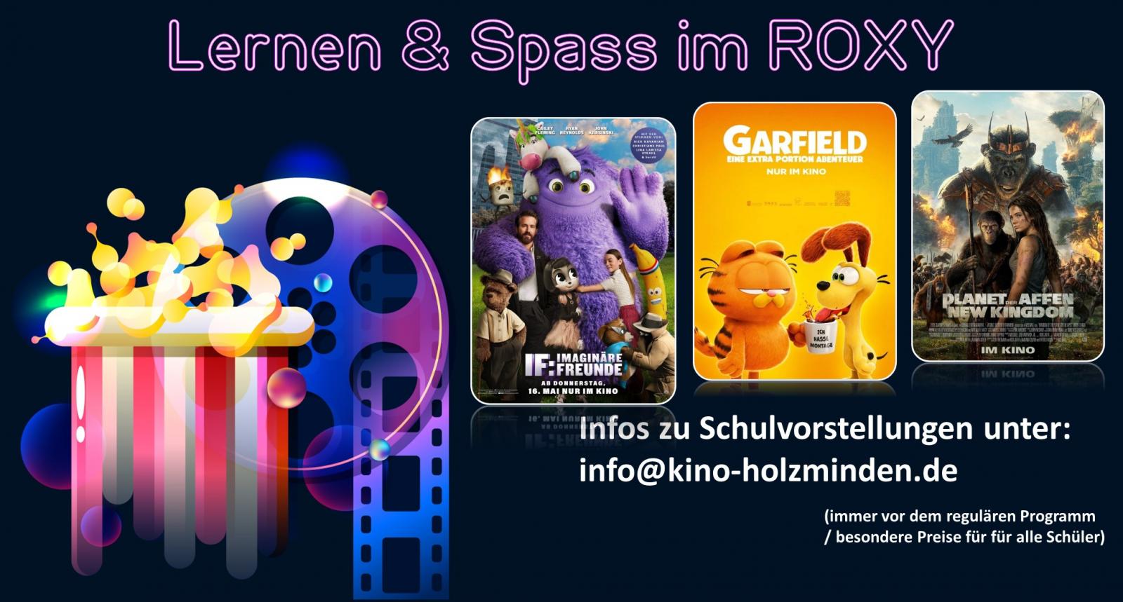 MIT DER SCHULKLASSE oder KINDERGARTENGRUPPE ins KINO 