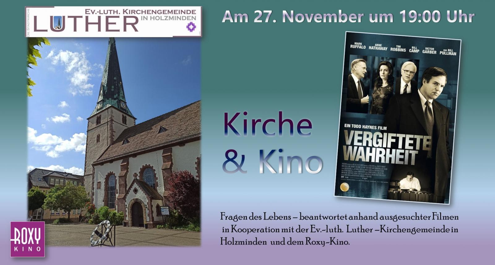 In der Filmreihe Kirche & Kino -"Vergiftete Wahrheit"  am 27.11.2024 