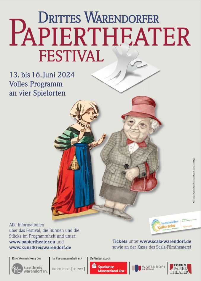 Das Dritte Warendorfer Papiertheaterfestival