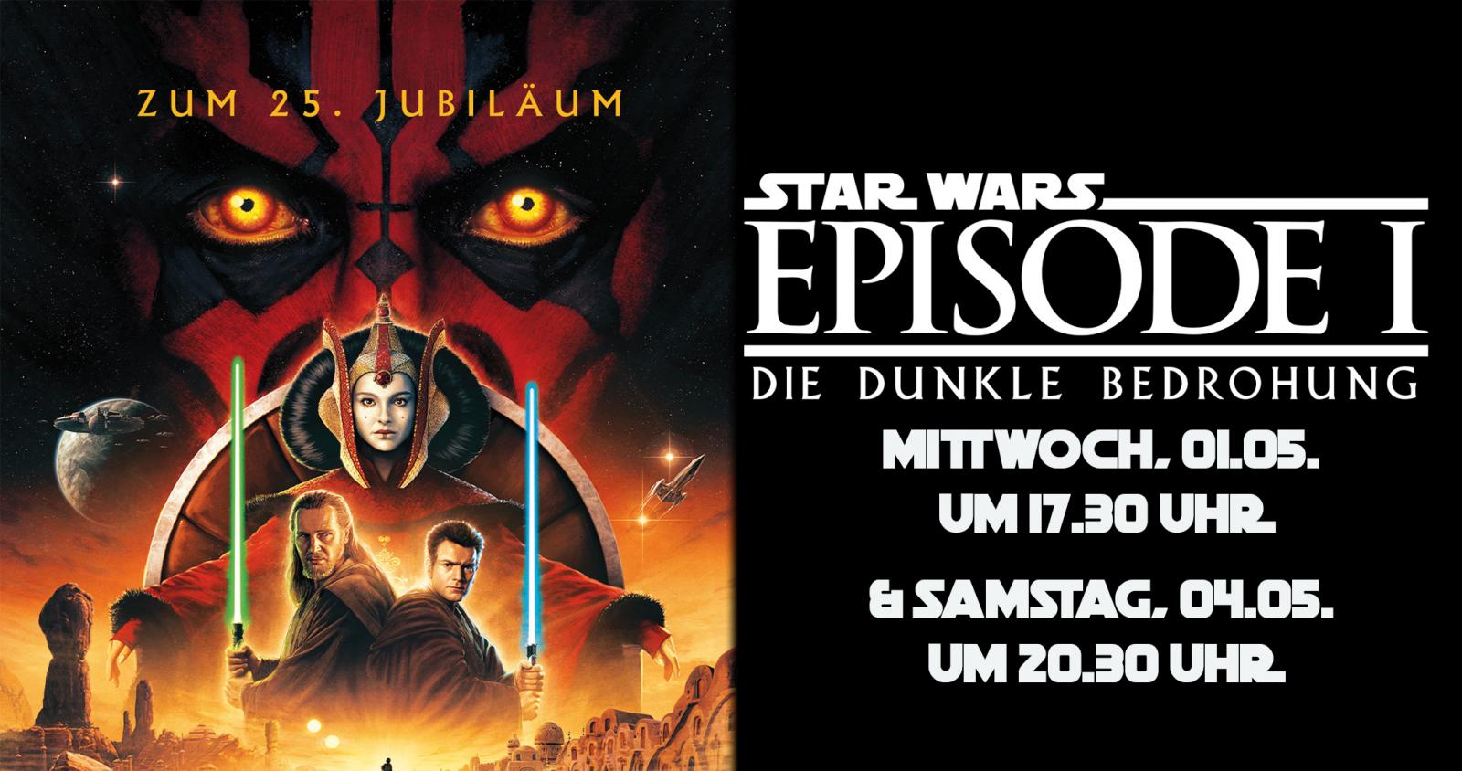 Zum 25jährigen Jubiläum: Star Wars: Episode I - Die dunkle Bedrohung