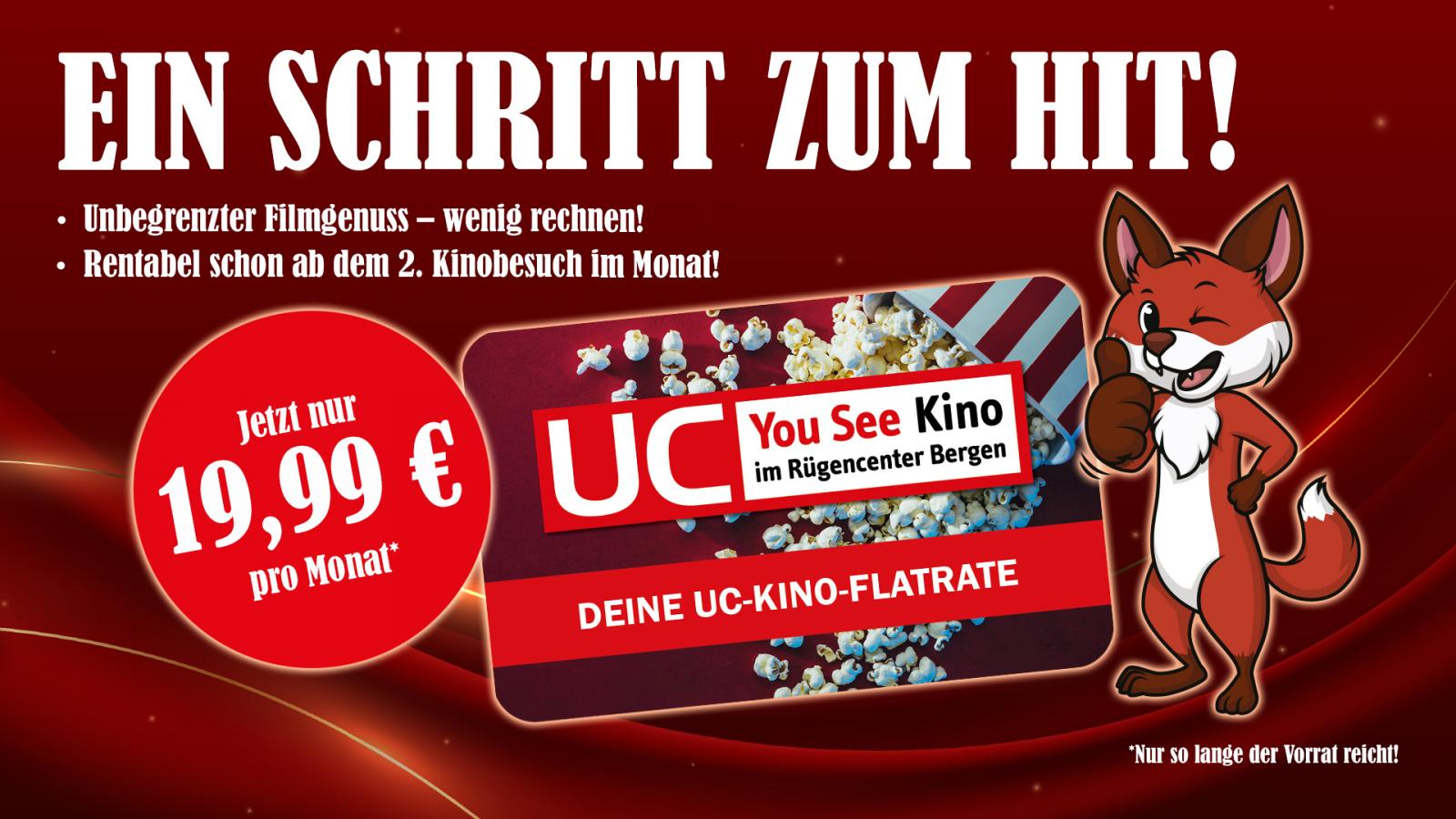 Deine UC Kino-Flatrate