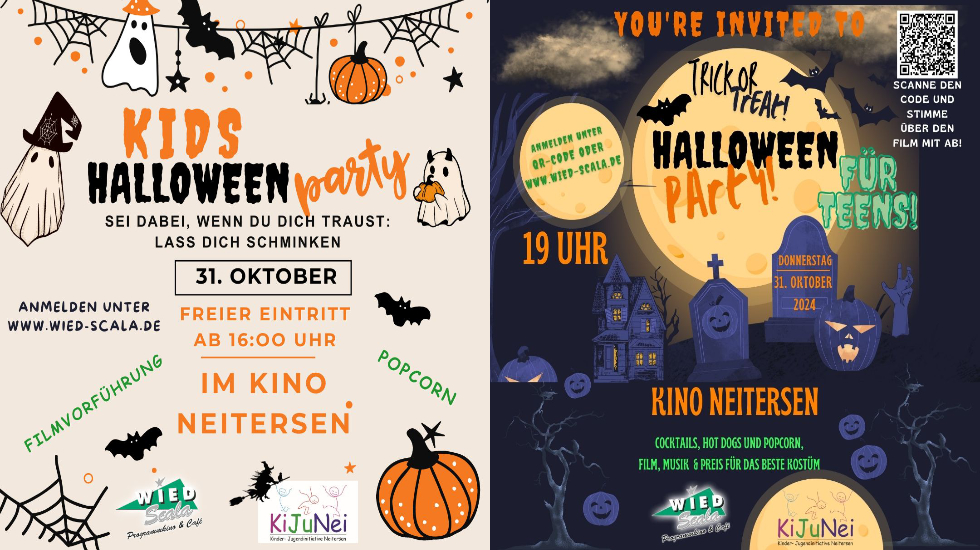 Halloweenparty für Kids & Teens